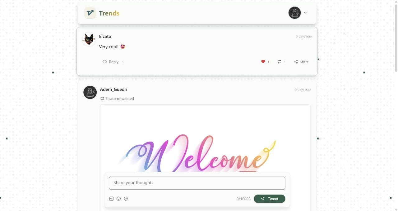 Trend Web screenshot 1